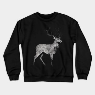 Deer Tattoo Crewneck Sweatshirt